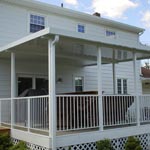 Porches Installed by Lawrenceville Home Improvement