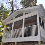 Porches Installed by Lawrenceville Home Improvement